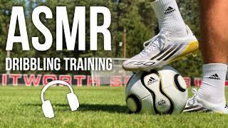 ASMR Dribbling Training Session For Soccer / Football In Adidas F50 Elite