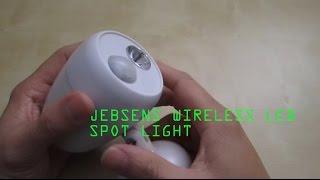 JEBSENS Wireless LED Spotlight with Motion Sensor Review