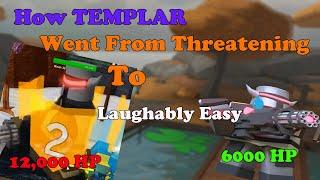 How TEMPLAR Went From The MOST FEARED ENEMY To Most Laughable One || Tower Defense Simulator