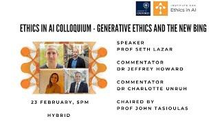 Generative Ethics and the New Bing