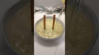 Christmas candle making pt.1️ #candle #diy #candlemaking #christmas #asmr #home #short #viral