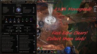 212% Move speed Shaman Speed Runner For Echo Clears 0.8c Last Epoch