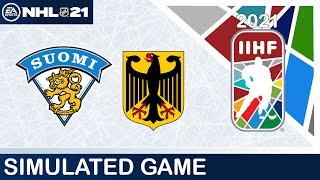 NHL 21 | IIHF Worlds 2021 | Semifinal | Finland - Germany | Highlights