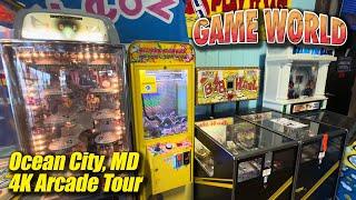 Game World (Ocean City MD), 4K arcade walkthrough & tour, September 2024