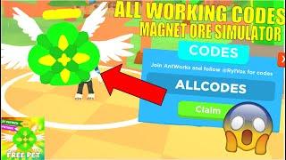 *ALL* WORKING CODES IN MAGNET ORE SIMULATOR! || Roblox