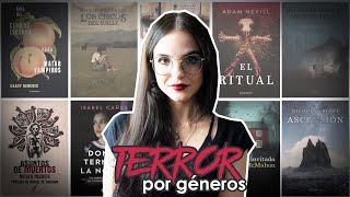 Recomendaciones de TERROR por GÉNEROS🩸vampiros, fantasmas, posesiones y más! | moonlight books