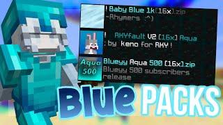 Top 5 BEST Blue Texture Pack for PVP 1.8.9 (Minecraft)