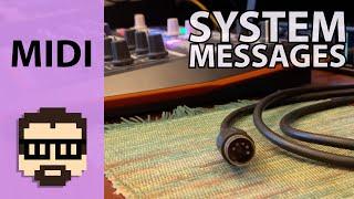 The MIDI Protocol: System Messages | Simon Hutchinson