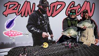 Run & Gun POWER Fishing Strategies for GIANT Crappies [EXPOSE THE ICE]