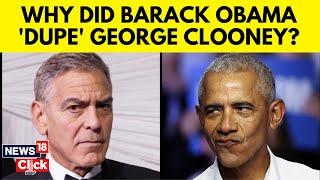 George Clooney Furious at Barack Obama for Manipulation | George Clooney And President Obama | N18G