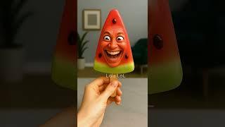 Watermelon Ice Cream Attacked!  #watermelon #icecream
