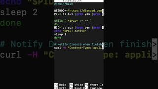 SHORT - Discord Notify on Linux Process Completion