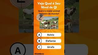 Teste Seu QI #quiz #buuquiz #conhecimentosgerais #conhecimentosgerais #diversão