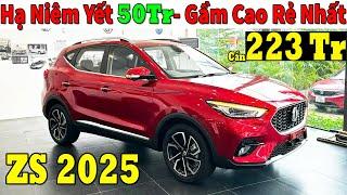 Bất Ngờ Hạ Niêm Yết 50Tr MG ZS Tháng 1 Năm 2025, Gầm Cao Nhập Thái| lăn bánh Mg ZS Mới | Topcarvn