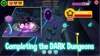 COMPLETING THE DARK GREELY DUNGEONS GAME | Animal Jam October Update