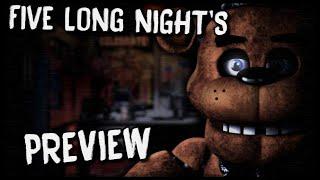 FNAF/SFM | Five Long Nights Preview