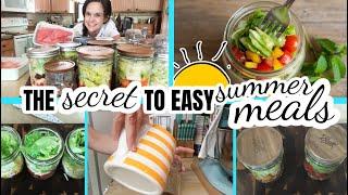 What to make for Lunch! Easy at Home Mason Jar Salads  Early Morning in a Country Kitchen