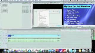 Final Cut Pro 6 Tutorial: From Start to Finish - Part 01