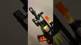 - Hersen - Kid Toy Soldier Machine Gun with Vibration and Laser Colourful Lights