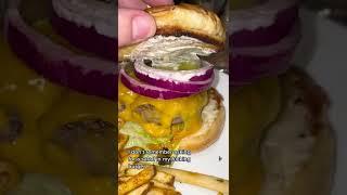 Trying a CHEESEBURGER for the FIRST TIME!|| @TacoBellFan22#burger #fyp #american #foodreview