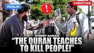 Indian Christian PANICS When Muslim Confronts Him *HILARIOUS*
