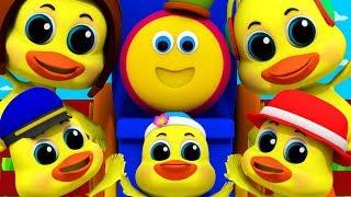 Five Little Ducks | Bob The Train Videos For Children | Nursery Rhymes For Children by Kids Tv