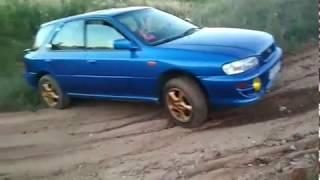 Subaru Impreza EJ16E. Попытка штурма не малой горы на лысой резине. Провал!