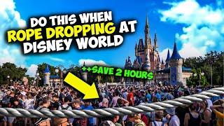 "Do This When Rope Dropping Disney" - Best Tips and Tricks for Rope Dropping at Disney World