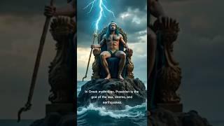 Poseidón and the Fall of Polybotes – Greek God of the Sea #mythology #poseidon #shorts