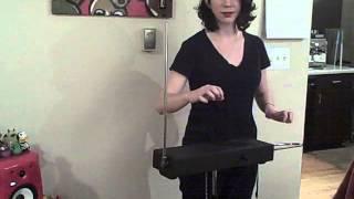 Theremin Practice - Ave Maria (with a Clara Rockmore recording)