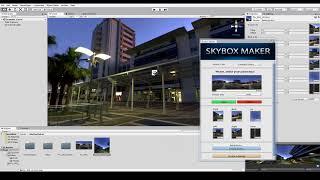 Unity 5 - How to create a skybox from 360 degree panorama with plugin Skybox Maker.