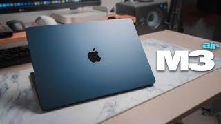 M3 MacBook Air 15" Midnight UNBOXING & First Look! (The Perfect Laptop?)