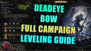 Deadeye Leveling Full Campaign Guide - FASTEST LEVELING - Path of Exile 2