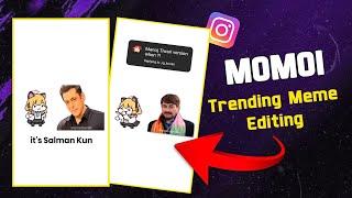 How To Make Momoi Girl Trending Reel Editing | Oh My God Meme Template | how to make momoi meme