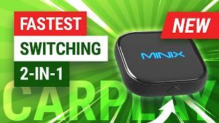 FAST Switching 2-in-1 Wireless CarPlay & Android Auto Dongle | MINIX CP85 Wireless Adapter Review