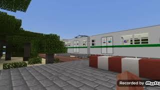 Railway crossing in Minecraft PE // Железнодорожный переезд в Майнкрафт Bedrock Edition.