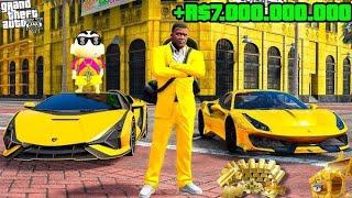 FRENKLIN TOUCH ANYTHING BECOME GOLD IN GTA V | EVERYTHING IS FREE IN GTA V | MLORD