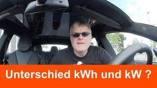 kWh oder kW  - was ist der Unterschied?