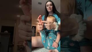 Someone is a little ticklish  #adorable #shorts #subscribe #mom #youtubeshorts
