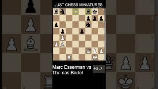 Marc Esserman beats Thomas Bartel with the Smith Morra Gambit