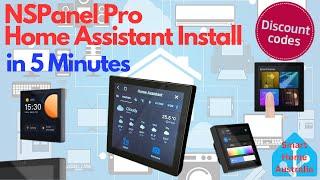 Home Assistant running on an NSPanel Pro in 5 minutes