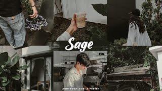 Sage Preset - Free Lightroom Mobile Presets | Aesthetic Preset | Deep Preset | Sage Filter