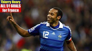 Thierry Henry ◉ All 51 Goals for France 