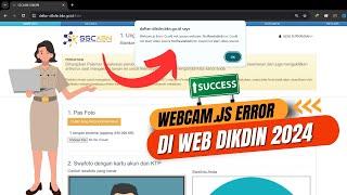 Cara Atasi Webcam.js Error di Web Dikdin 2024