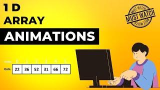 One Dimensional Array Animations | Data Structure | Visual How