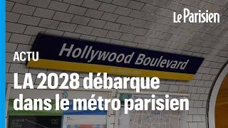 « Hollywood Boulevard », « Santa Monica »... découvrez les six nouvelles stations de métro à Paris