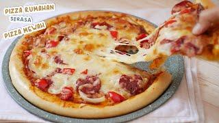 LEBIH PUAS! Serasa PIZZA Mewah – TANPA MIXER Resep PIZZA RUMAHAN Terbaik yang pernah aku bikin