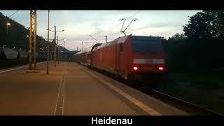 S-Bahn Dresden - Ansagen Linie S1 von Meißen Triebischtal bis Schöna