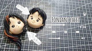 How to Make Simple Fondant/Gumpast Faces/Heads