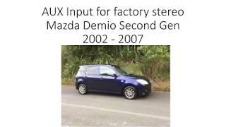 AUX Input for factory stereo Mazda Demio Second Gen 2002 - 2007 for $10